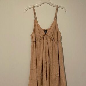 Wild Fable Tan Textured Mini Dress